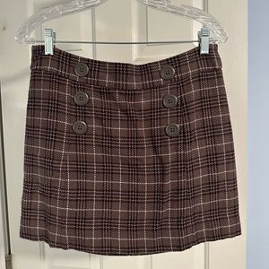 Women’s plaid mini skirt